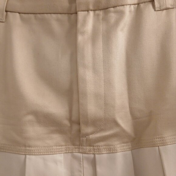 Rag & Bone Brooke two toned pleated leather skirt - Picture 4 of 12